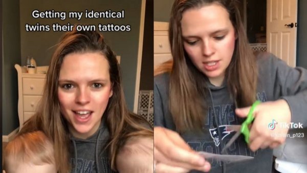 TikTok: Madre "tatuó" a sus gemelos para diferenciarlos
