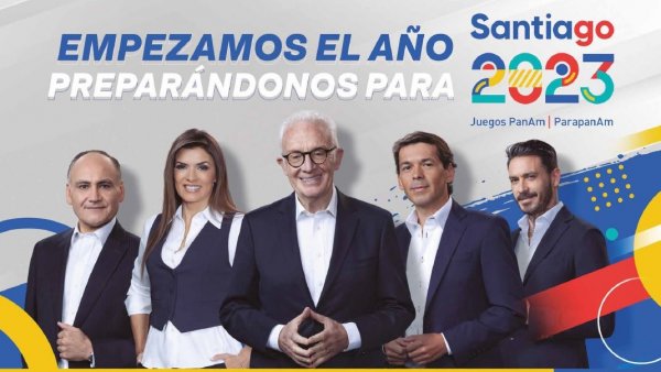 TVN es confirmado como canal oficial de Santiago 2023
