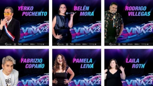 Yerko Puchento, Fabrizio Copano y Belén Mora lideran humor en Festival de Viña 2023
