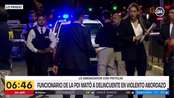 Escolta presidencial de la PDI mata a delincuente tras asalto en Maipú
