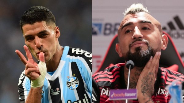 La diferencia en el sueldo que tienen Arturo Vidal y Luis Suárez en el fútbol brasileño
