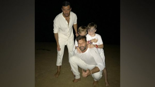 Hijos de Ricky Martin le preguntaron por qué tenían dos papas: esto respondió
