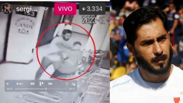 Las imágenes de la golpiza de Johnny Herrera a un sujeto tras confuso incidente
