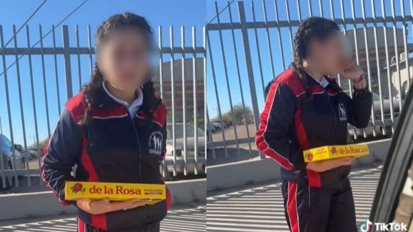 "No soy buena para la escuela": padre obliga a su hija a vender mazapanes por 'no querer estudiar'
