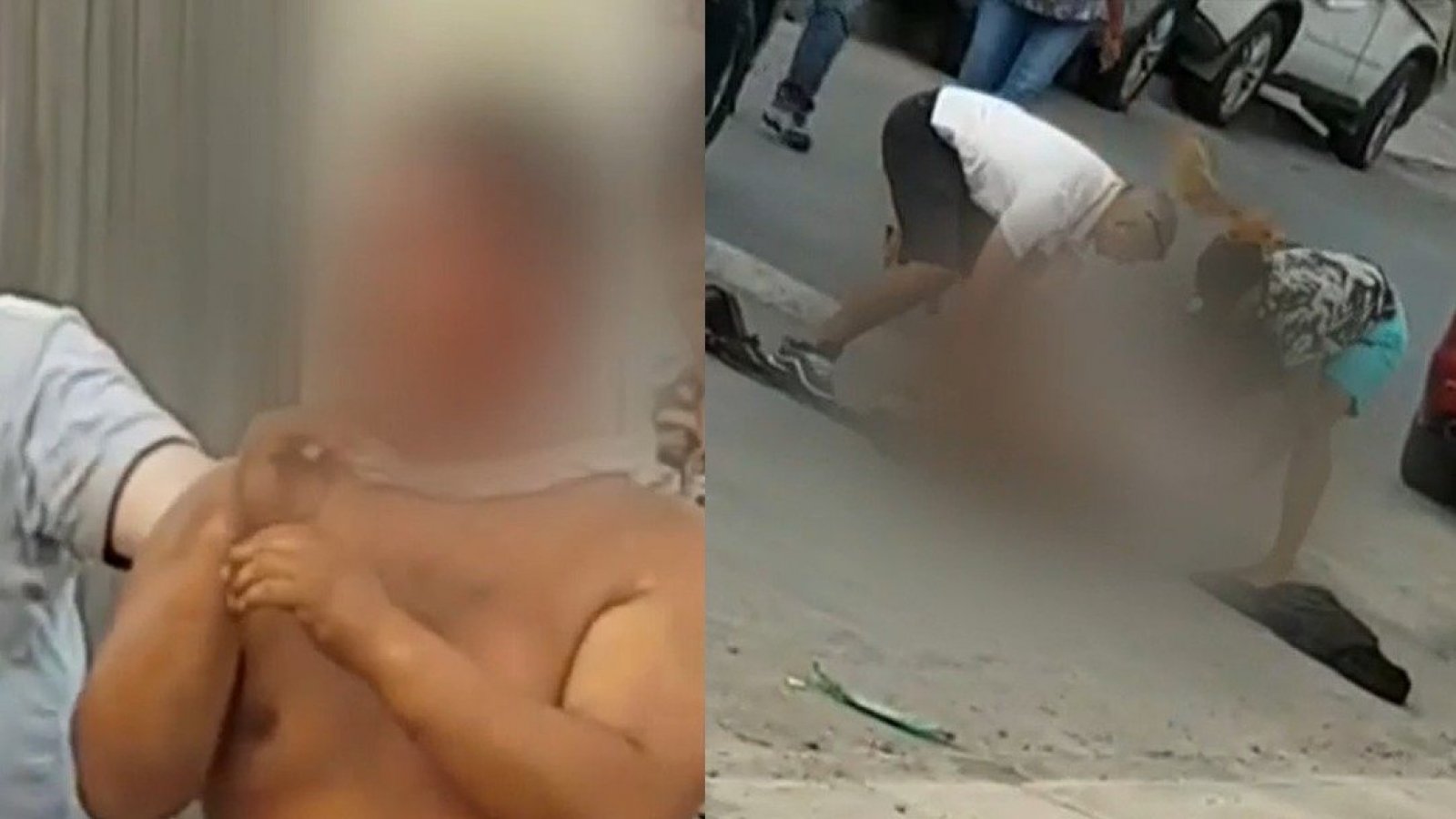 VIDEO | Desnudan, golpean y amarran a poste a acusado de robo en Alto Hospicio
