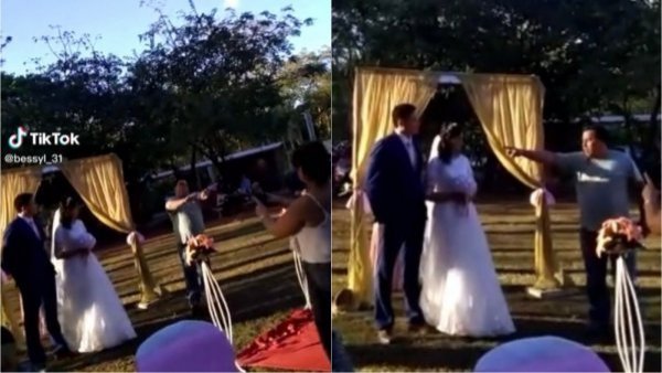 "Te ibas a casar con mi hija este mes": padre detiene boda de su yerno infiel y se hace viral
