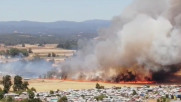 Alerta Roja en La Araucanía: al menos 10 viviendas destruidas por incendio en Vilcún
