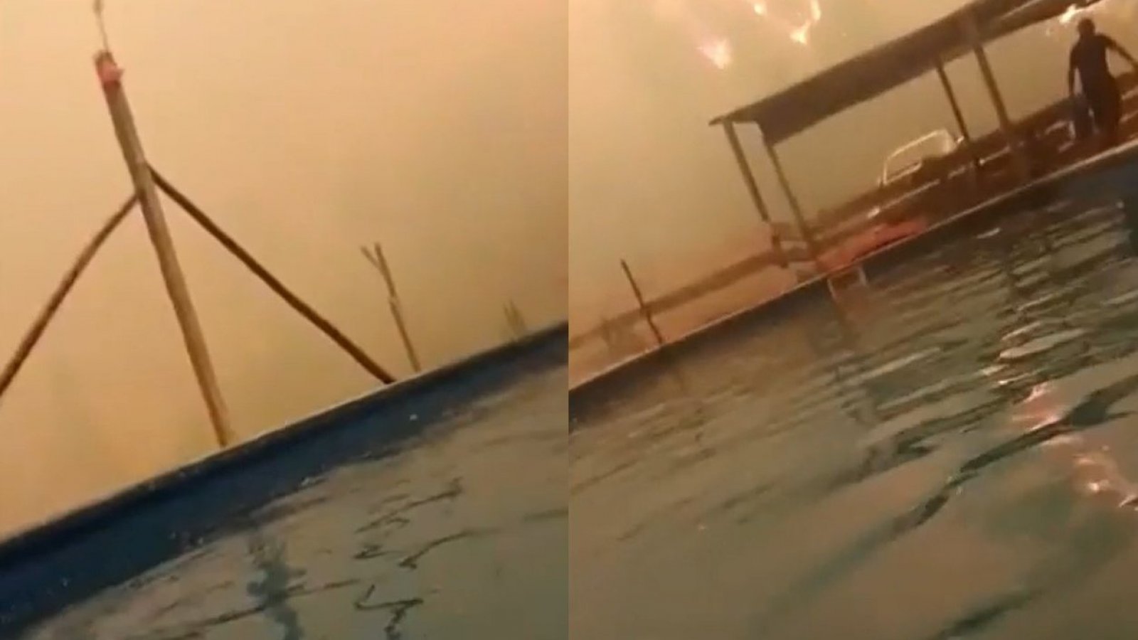 "El fuego se aproximaba": familia de Santa Juana se sumergió en una piscina para resguardarse de incendio
