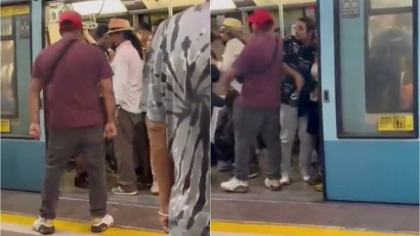 Detenido por amenazar a pasajeros de Metro con arma de fogueo
