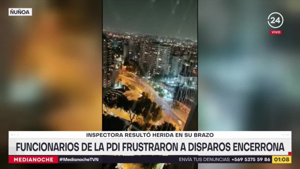 Funcionaria PDI fue baleada tras frustrar encerrona familia en Ñuñoa: víctimas iban con su nieta de 6 años
