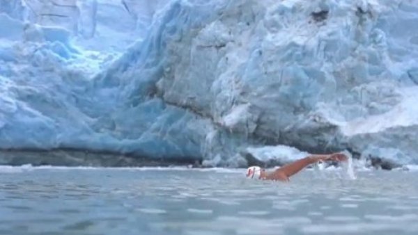 ¡Admirable! Bárbara Hernández rompe record al nadar 2.5 kilométros en la Antártica
