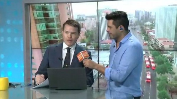 Del sur a TVN: Claudio Ojeda recorre el departamento de prensa del canal
