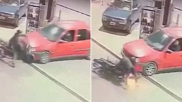 Conductor atropelló a delincuentes tras asaltar a ciclista en Argentina
