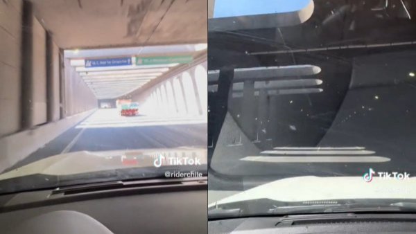 "Molesta bastante": reclamo de conductor contra tragaluces de la Autopista Central se viralizó
