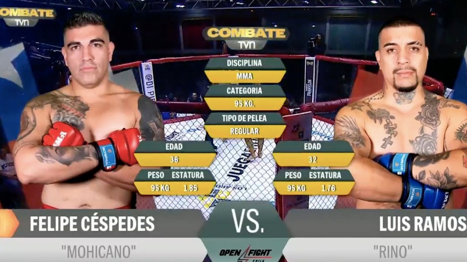 Combate TVN | Felipe Céspedes vs. Luis Ramos
