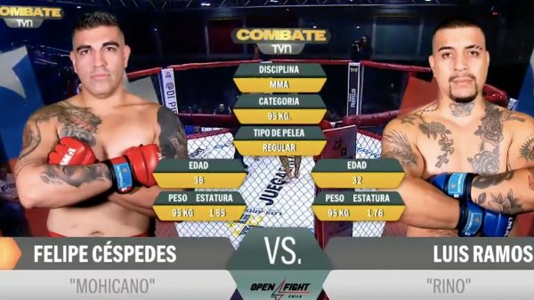 Combate TVN | Felipe Céspedes vs. Luis Ramos
