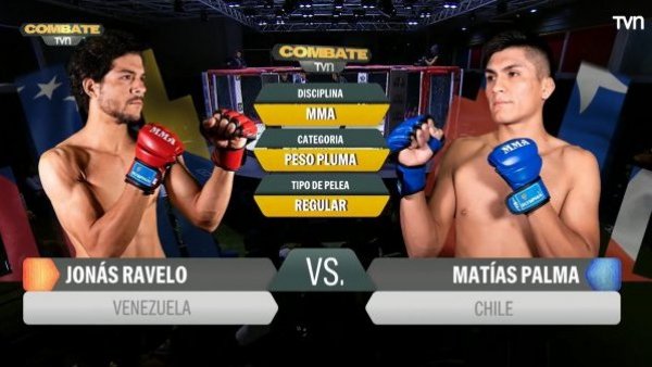 Combate TVN | Jonás Ravelo vs. Matías Palma