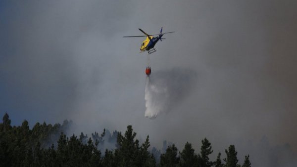 Delegación se querella por vecino de Yumbel que negó agua a helicóptero que combatía incendios
