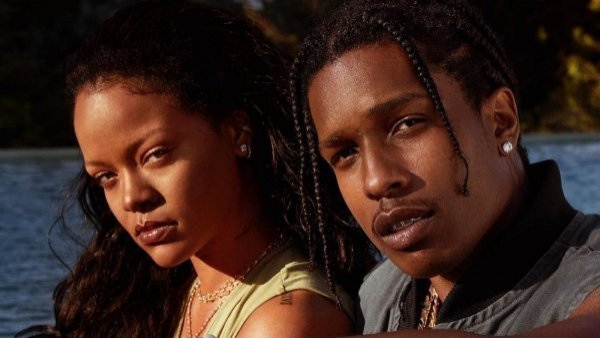 Rihanna posó junto a su hijo y A$AP Rocky para revista Vogue
