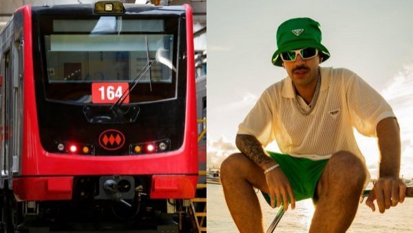 Feid sorprendió en Metro de Santiago tras "acompañar" a pasajeros en su viaje

