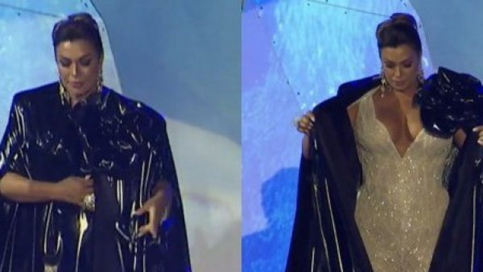 Se complicó, pero triunfó: Marlen Olivarí sorprendió con vestido blanco
