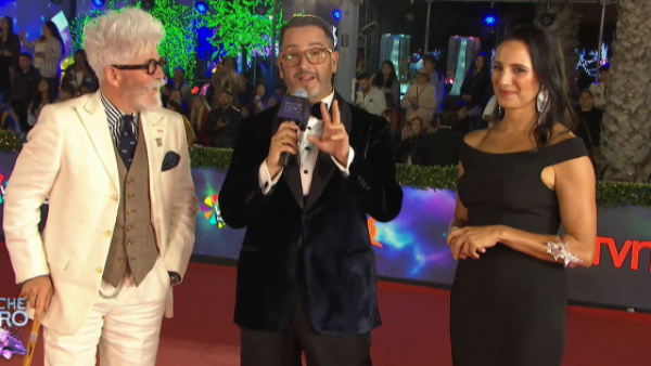 Federico Sánchez y Blanca Lewin deslumbran en alfombra roja de "Noche Cero"