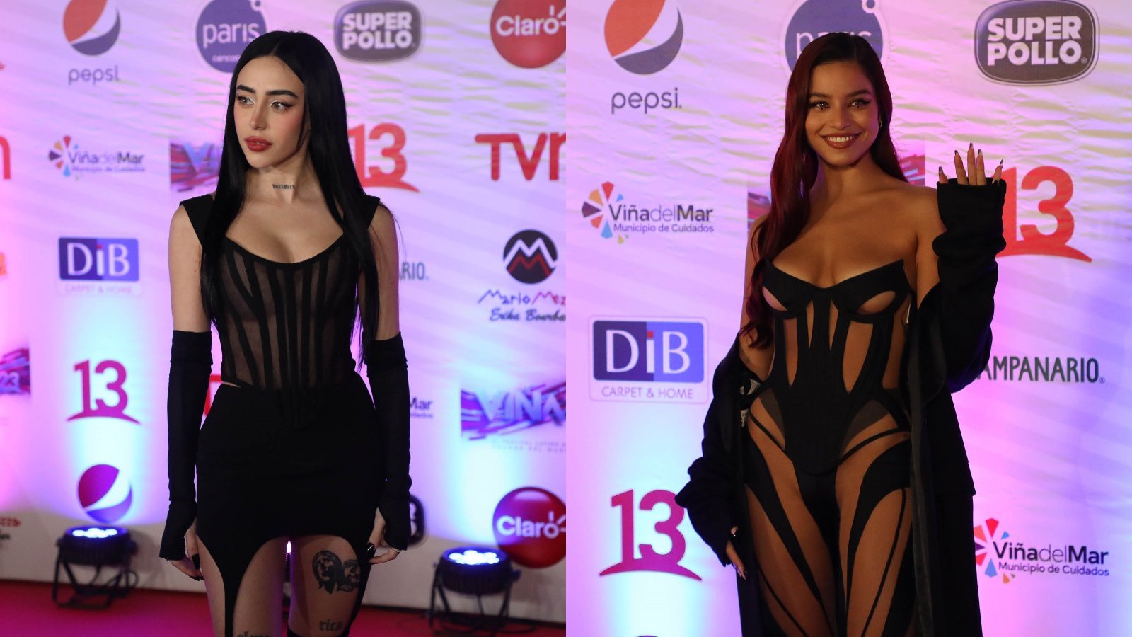 Nicki Nicole y Emilia deslumbran en la gala de Viña 2023
