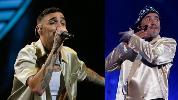 La confusión en medio del show de Rels B: ¿Quién es el flaco?
