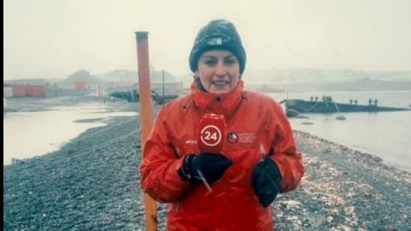 Canal 24Horas realiza inédita transmisión desde la Antártica
