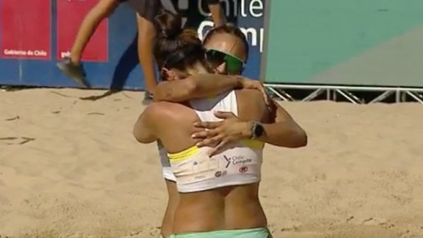 Francisca Rivas y Chris Vorpahl se quedan con el bronce en el Sudamericano de Voleibol Playa
