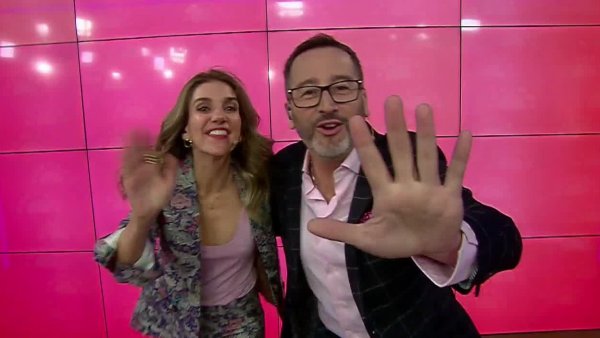 Así fue la llegada de María Luisa Godoy y Eduardo Fuentes al "Buenos días a todos"
