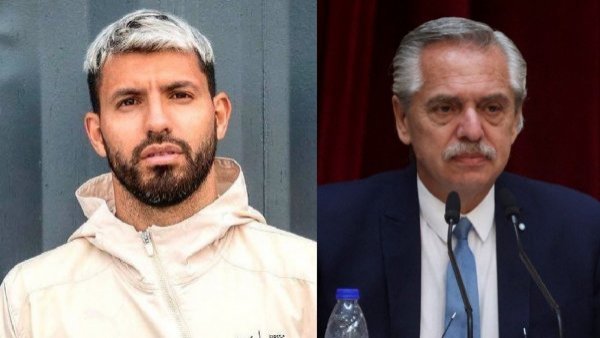 "¿Por qué grita así?": Kun Agüero imitó y cuestionó la forma de hablar de Alberto Fernández
