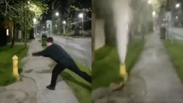 Joven que rompió grifo en Las Condes deberá pagarlo y plantar 10 árboles en la comuna
