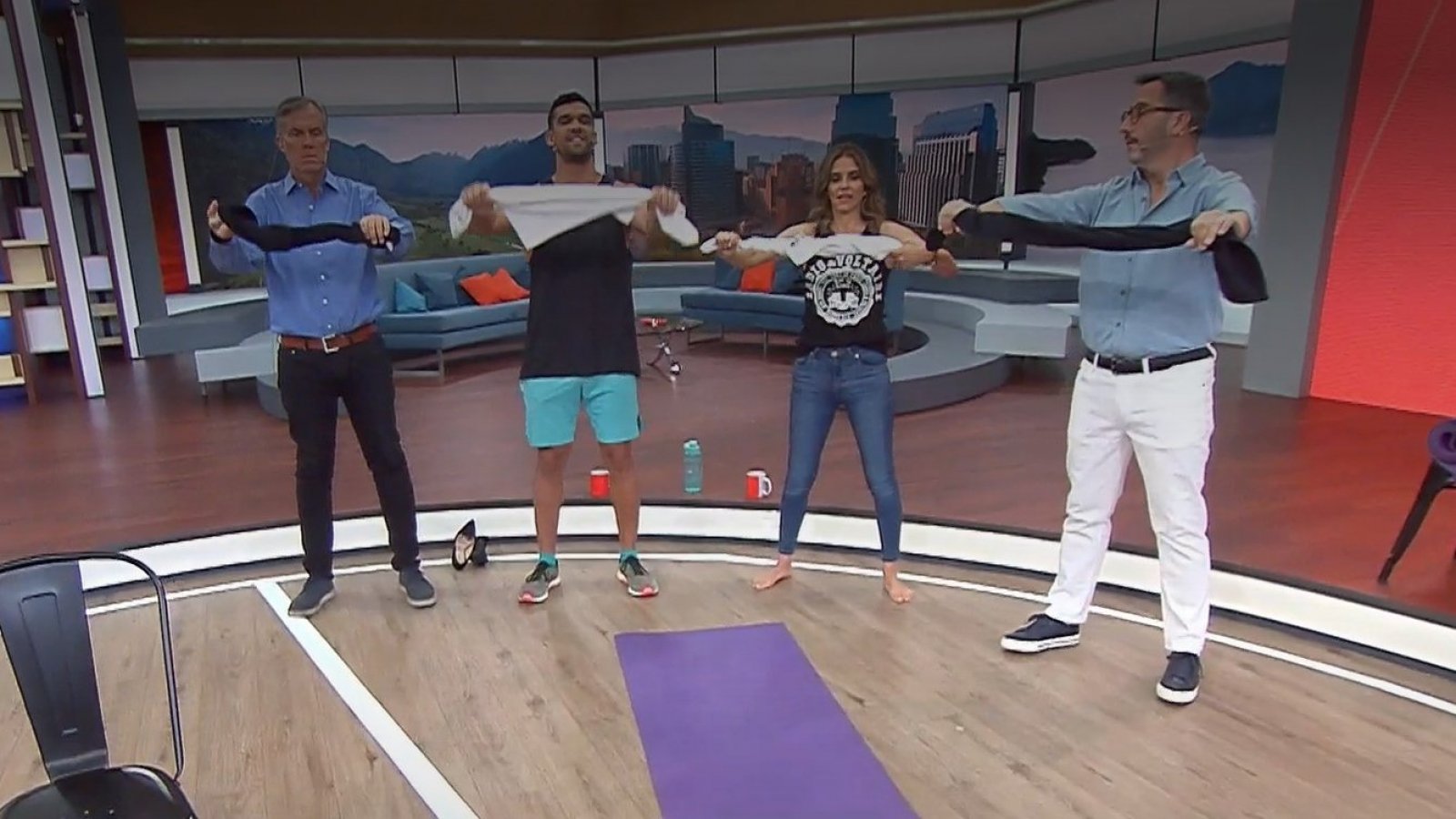 ¡Comenzamos el "Buenos Días a Todos" haciendo ejercicio!
