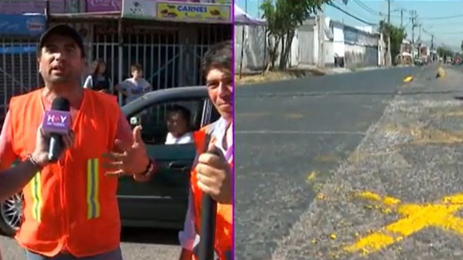 Vecinos de Maipú se organizan para tapar "hoyos"
