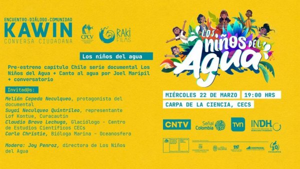 Este miércoles es el pre estreno de "Los Niños del Agua", serie documental que será transmitida por TVN
