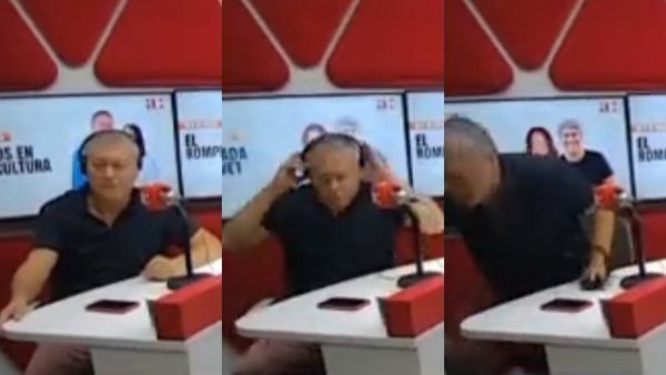 Captan reacción de Patricio Yáñez durante fuerte sismo que afectó zona central de Chile
