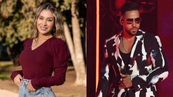 "Es que me desmayo": Romeo Santos robó un beso a Sabrina Sosa en pleno concierto en Chile
