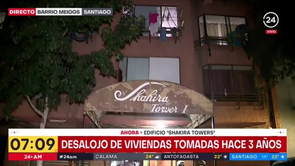 Desalojan 11 departamentos tomados en edificio "Shakira Tower I" del barrio Meiggs
