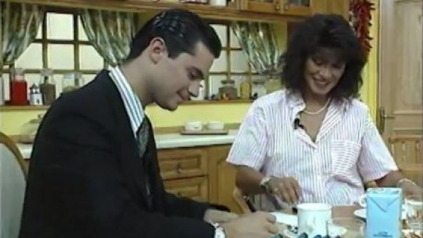 Felipe Camiroaga y Tati Penna en Buenos días a todos

