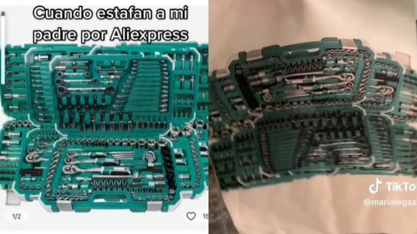 Insólito: pidió una caja de herramientas y le llegó una foto impresa del producto
