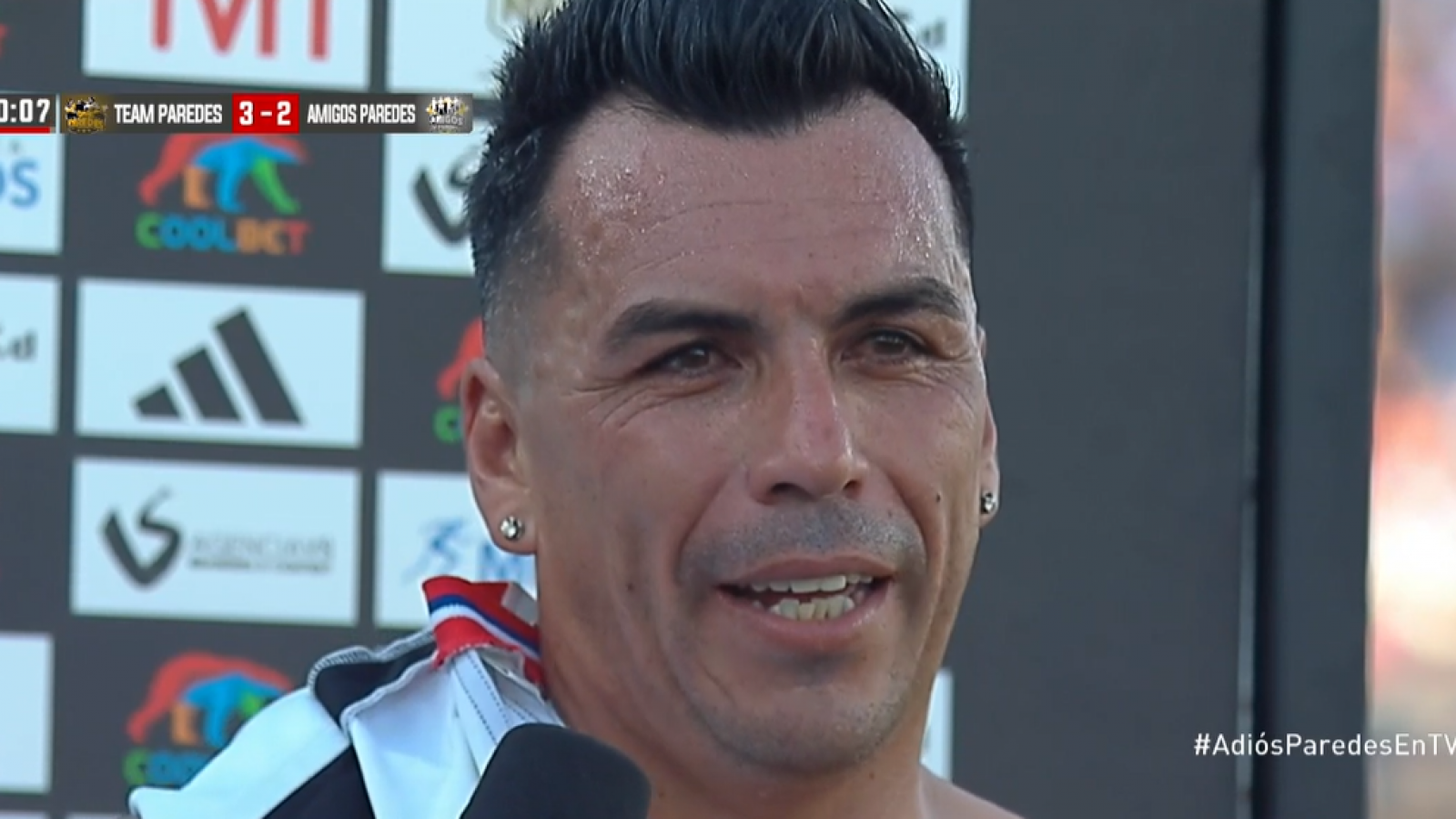La emoción de Esteban Paredes: "Fueron años de esfuerzo para todo esto"
