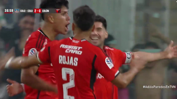 Gran jugada de Damián Pizarro: César Fuentes marcó el segundo gol ante Colón
