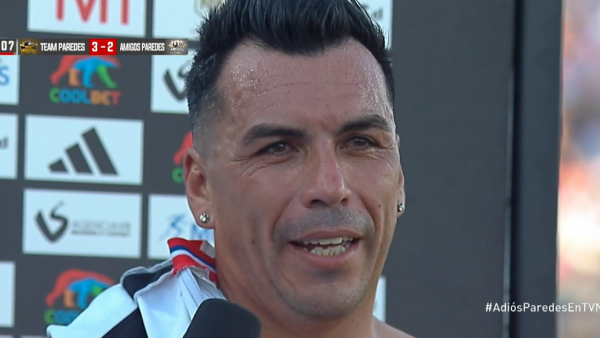 La emoción de Esteban Paredes: "Fueron años de esfuerzo para todo esto"
