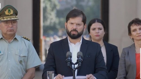 Presidente Boric: "Son los delincuentes los que tienen que sentir miedo"
