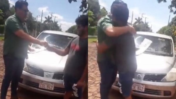 Hombre sorteó su auto para cirugía de hija y ganador se lo devolvió
