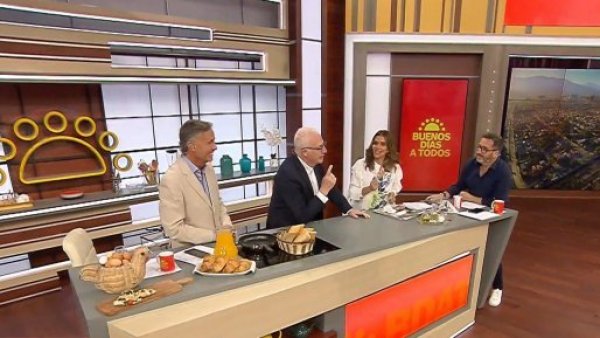 ¡Nos ponemos de pie! Pedro Carcuro visitó el "Buenos Días a Todos"
