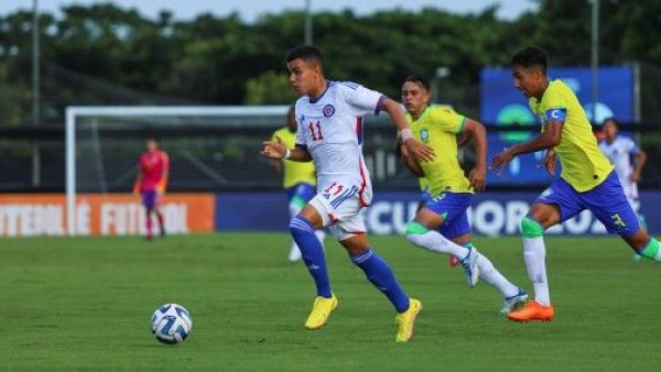 Sudamericano Sub 17: Selección Chilena tropieza contra Brasil en el debut
