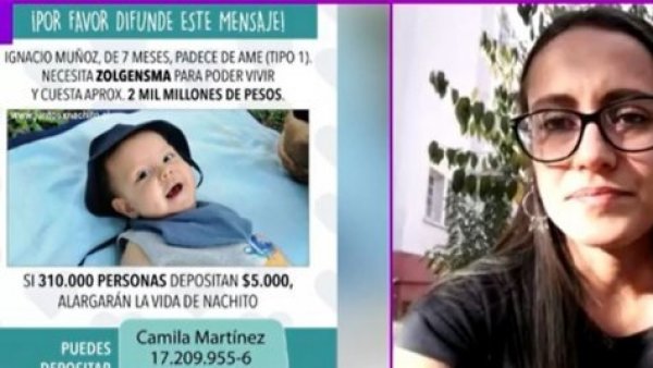 Nachito necesita el medicamento más caro del mundo
