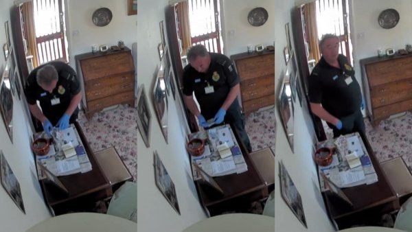 Captan a paramédico robando dinero de adulta mayor recientemente fallecida
